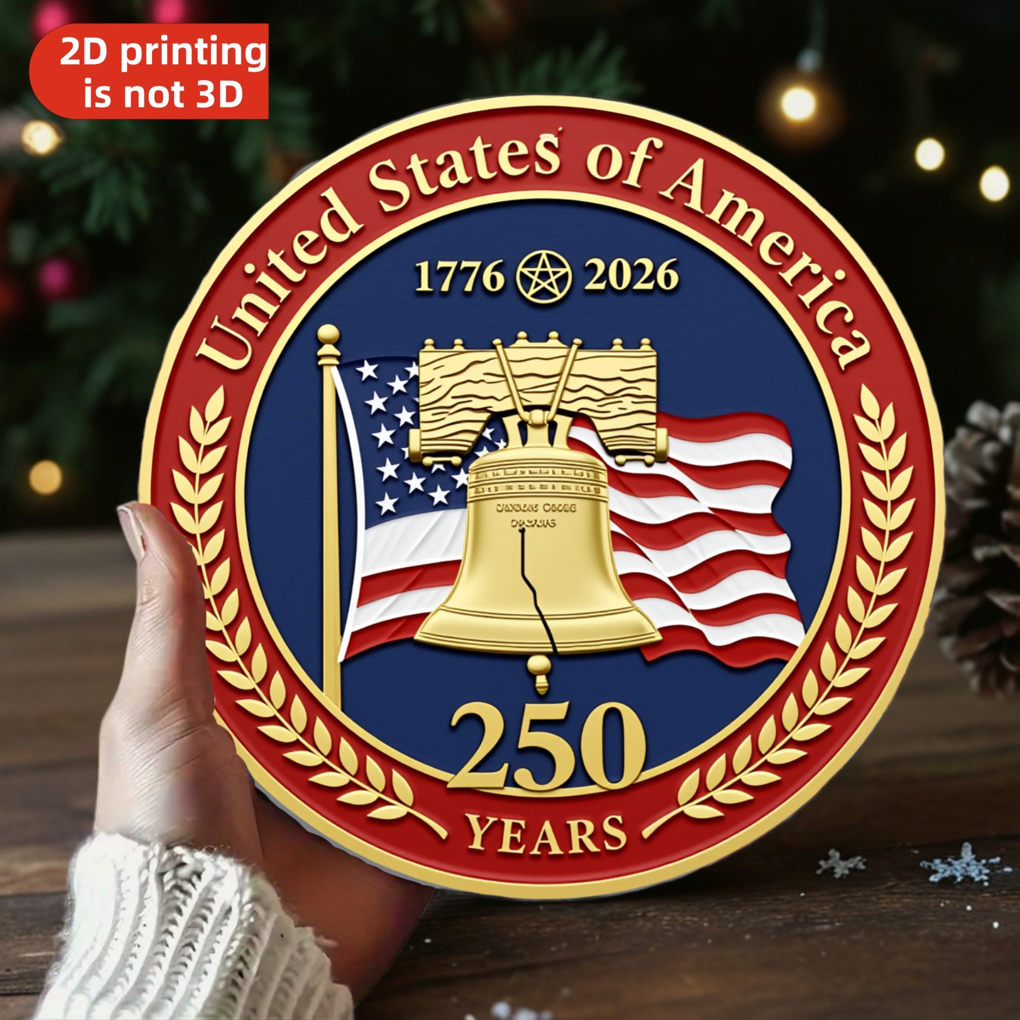 USA 250th Anniversary Commemorative Metal Sign | 1776-2026 Patriotic Vintage Wall Art…