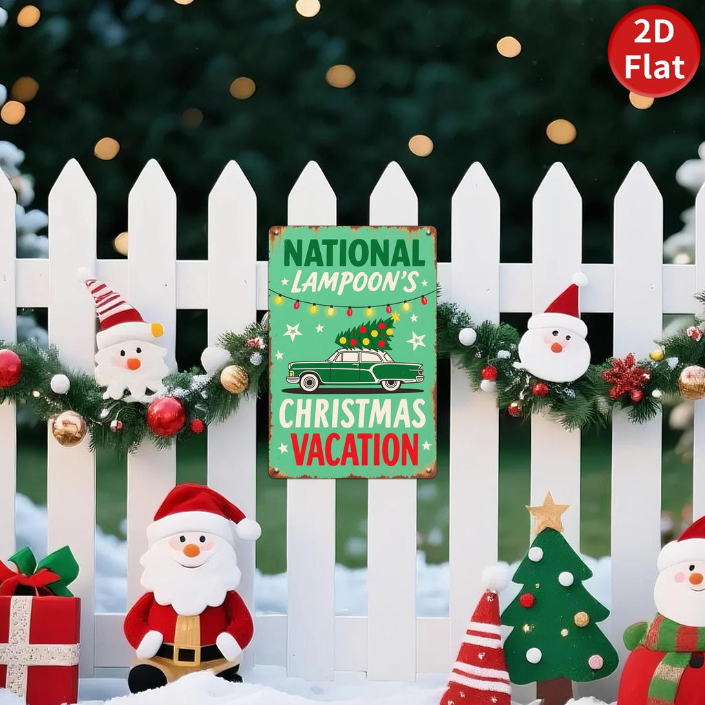 Christmas Vacation Metal Sign: Vintage Movie Wall Art