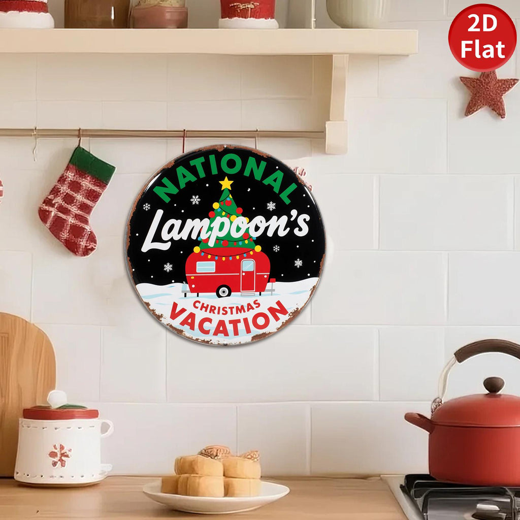 Christmas Vacation Metal Sign: Griswold Family Movie Decor