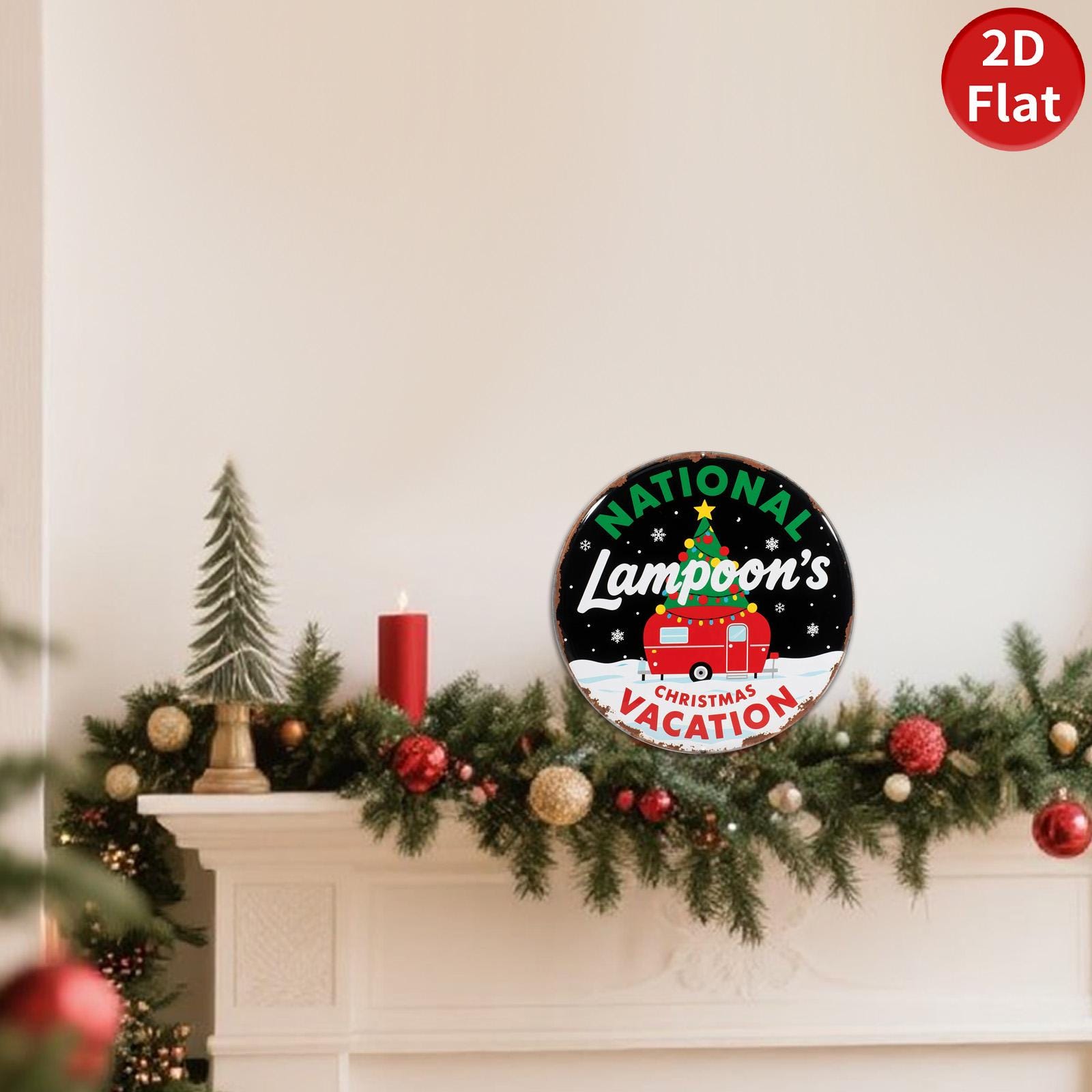 Christmas Vacation Metal Sign: Griswold Family Movie Decor