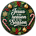 Jesus Reason for Season Christmas Ornament: Religious Holiday Decor