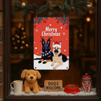 Schäferhund Weihnachts-Metallschild | Rustikales Hunde-Weihnachtsdekor