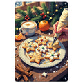 Christmas Cookie Metal Sign: Festive Holiday Kitchen Decor