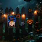 Witch Wall Art Metal Sign: Gothic Skull Roses Decor