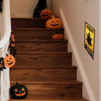 Witch Wall Art Metal Sign: Gothic Roses, Skull Tattoo Decor