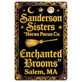 Hocus Pocus Metal Sign: Sanderson Sisters, Salem MA Halloween Decor