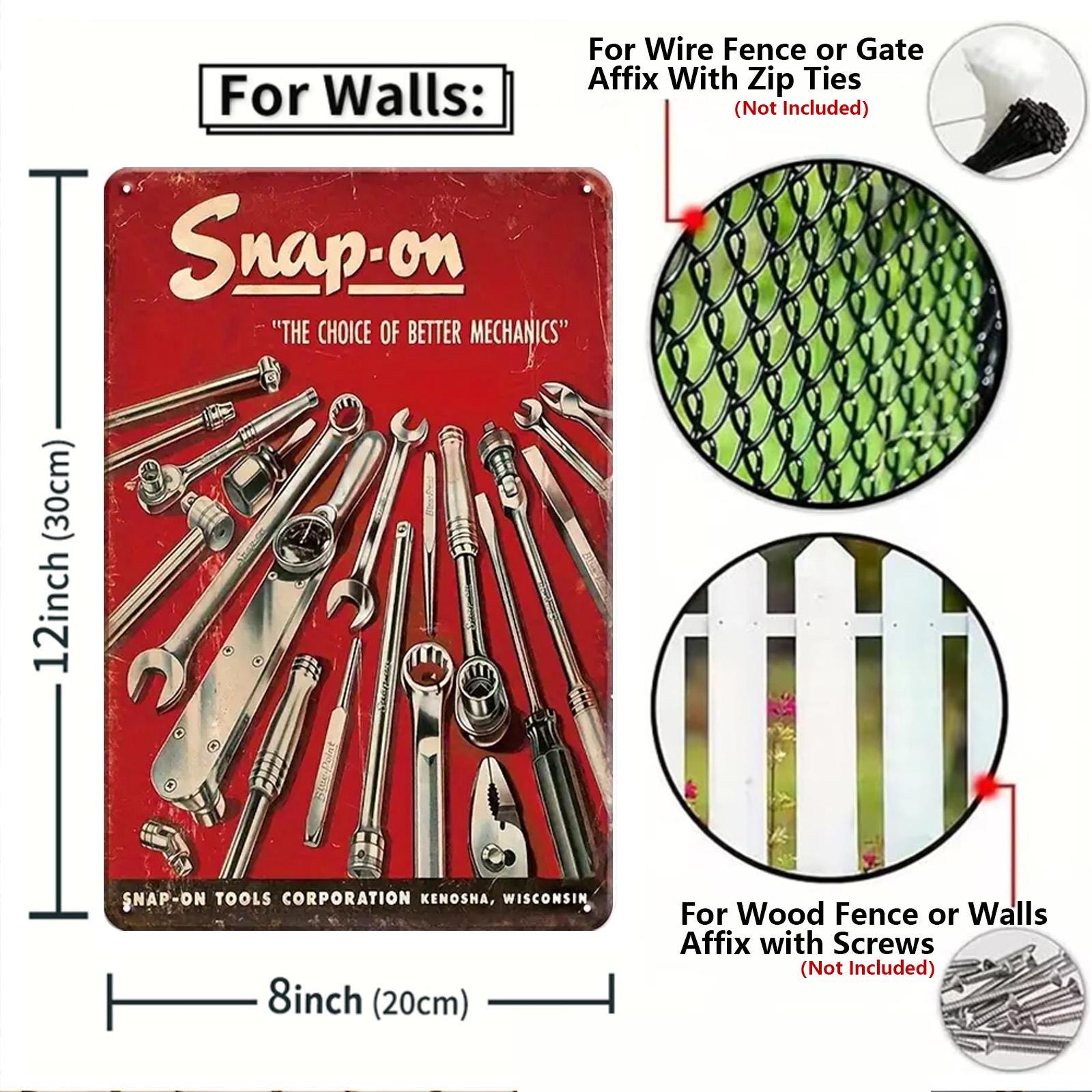 Vintage Mechanic Metal Signs: Garage & Workshop Decor, Funny Quotes