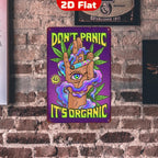 Panneau Métal Psychédélique Tripant | Décor Mural Hippie Rétro