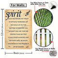 Pancarte métallique « Spirit Lead Me » | Décoration d'intérieur