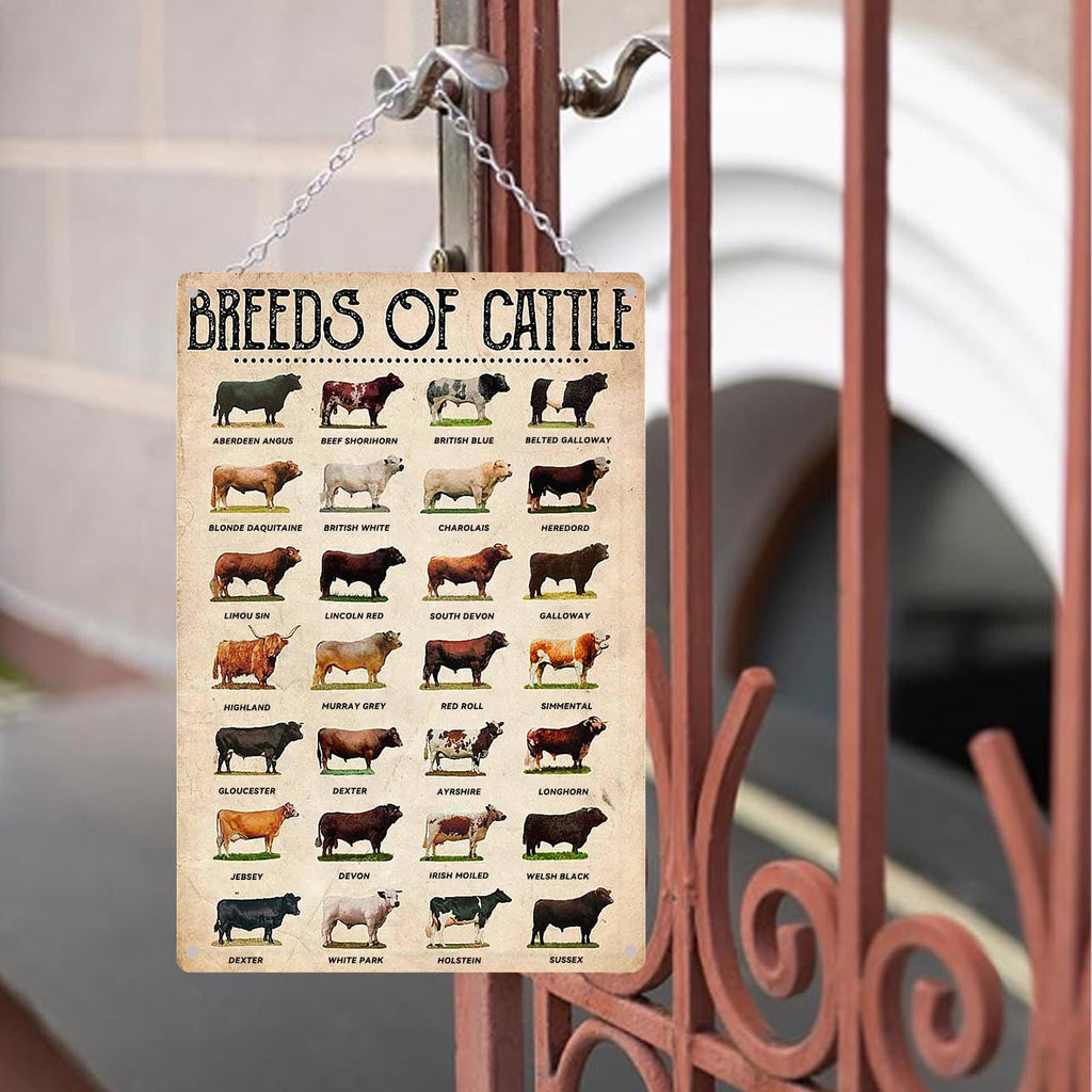 Deer Hunting Metal Sign: Rustic Lodge Cabin Wall Decor