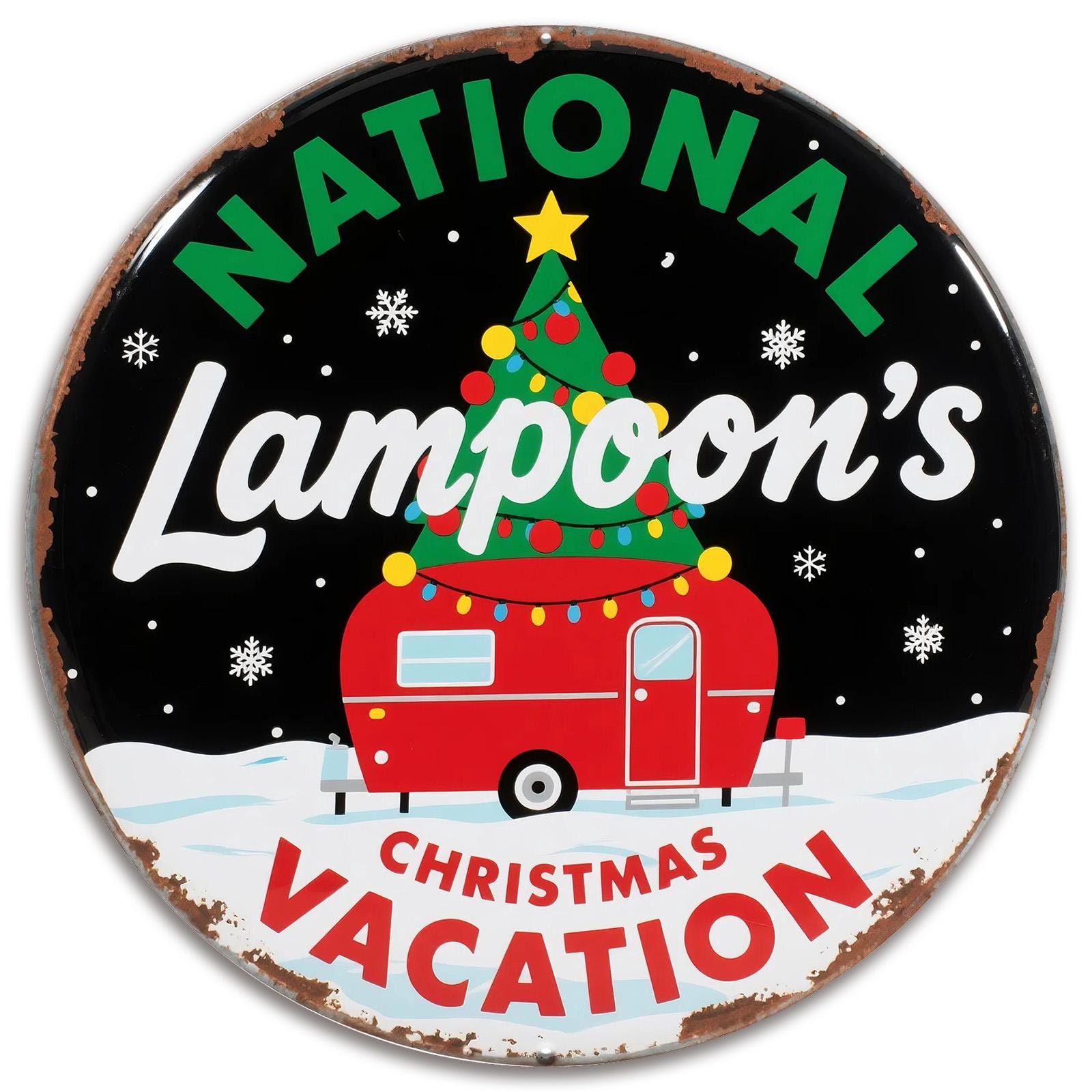 Christmas Vacation Metal Sign: Griswold Family Movie Decor