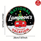 Plaque Métal Vacances de Noël | Décoration Film Famille Griswold