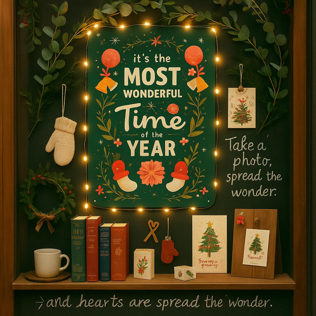 Rustic Christmas Metal Sign: Festive Holiday Wall Decor