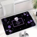 Paillasson Crâne « Oops! You Died » | Tapis de jeu Noir et Violet