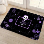 Paillasson Crâne « Oops! You Died » | Tapis de jeu Noir et Violet