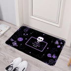 Paillasson Crâne « Oops! You Died » | Tapis de jeu Noir et Violet