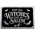 Gothic Hexen Metallschild | Vintage Halloween Okkulte Dekoration