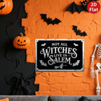 Gothic Hexen Metallschild | Vintage Halloween Okkulte Dekoration