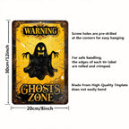 Witch Wall Art Metal Sign: Gothic Roses, Skull Tattoo Decor