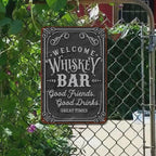 Vintage Whiskey Bar Metallschild | Retro Männerhöhlen-Dekoration