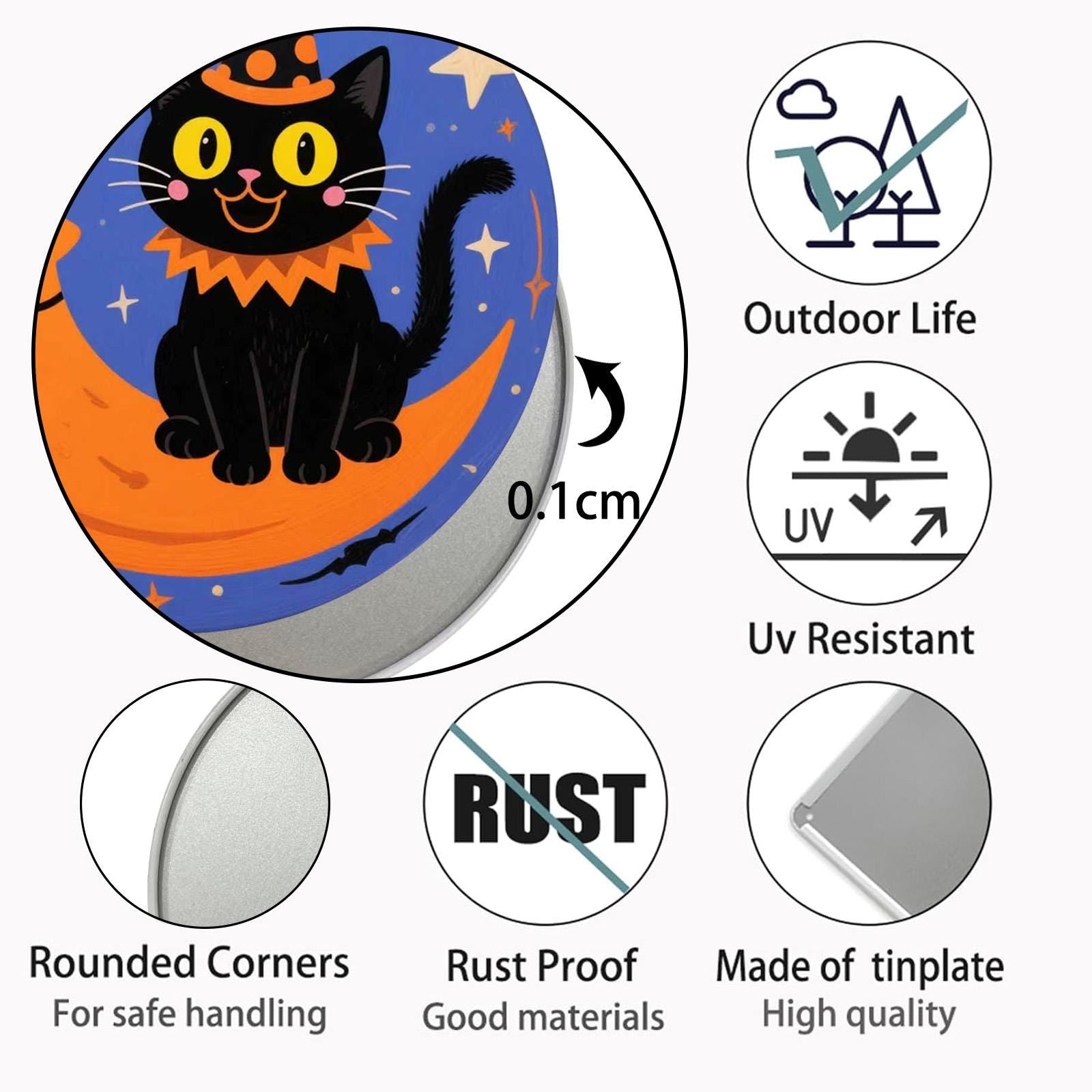 Christian Metal Sign, Inspirational Wall Decor (8x8 inch)