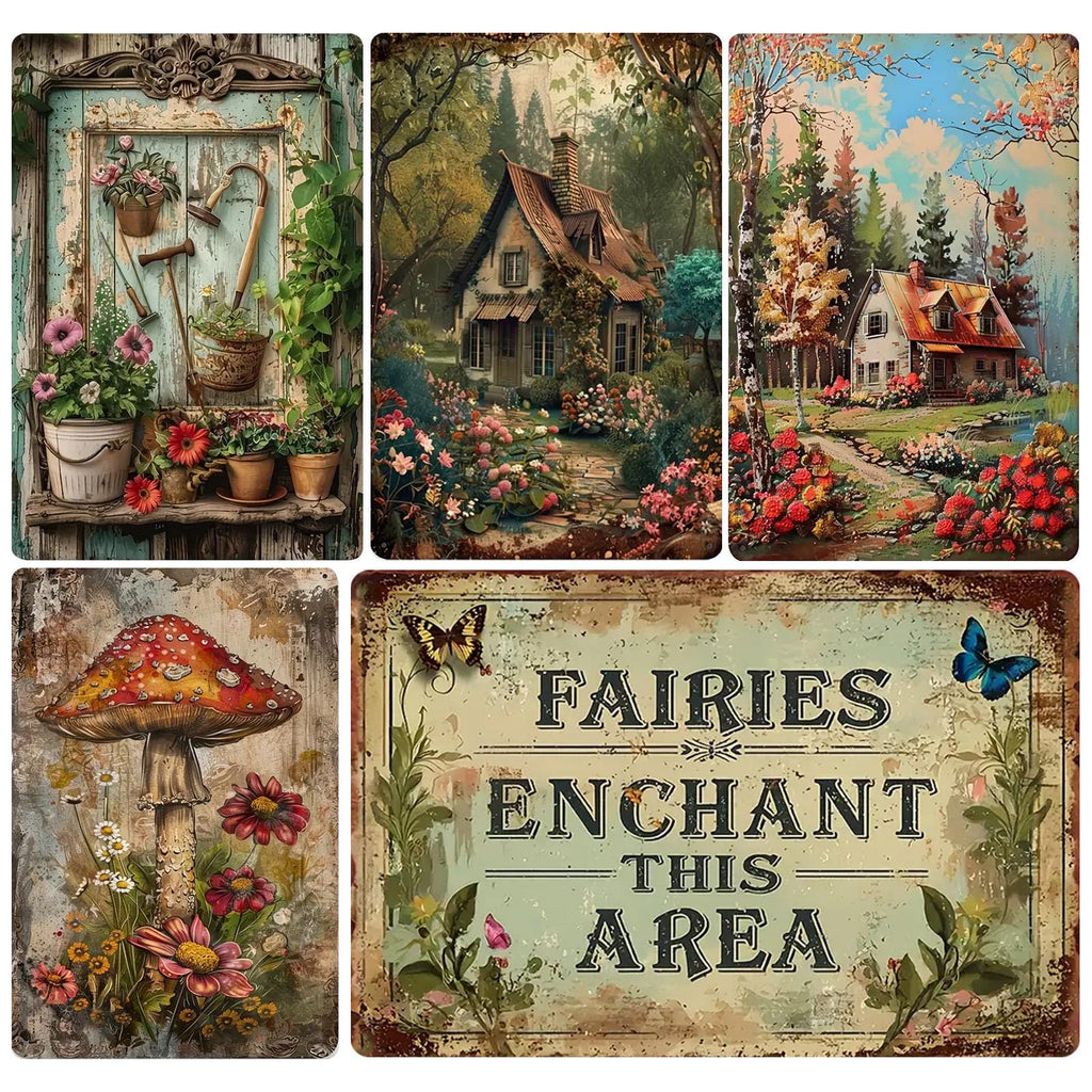 Funny Gardening Metal Sign: Rustic Plant Lover Decor