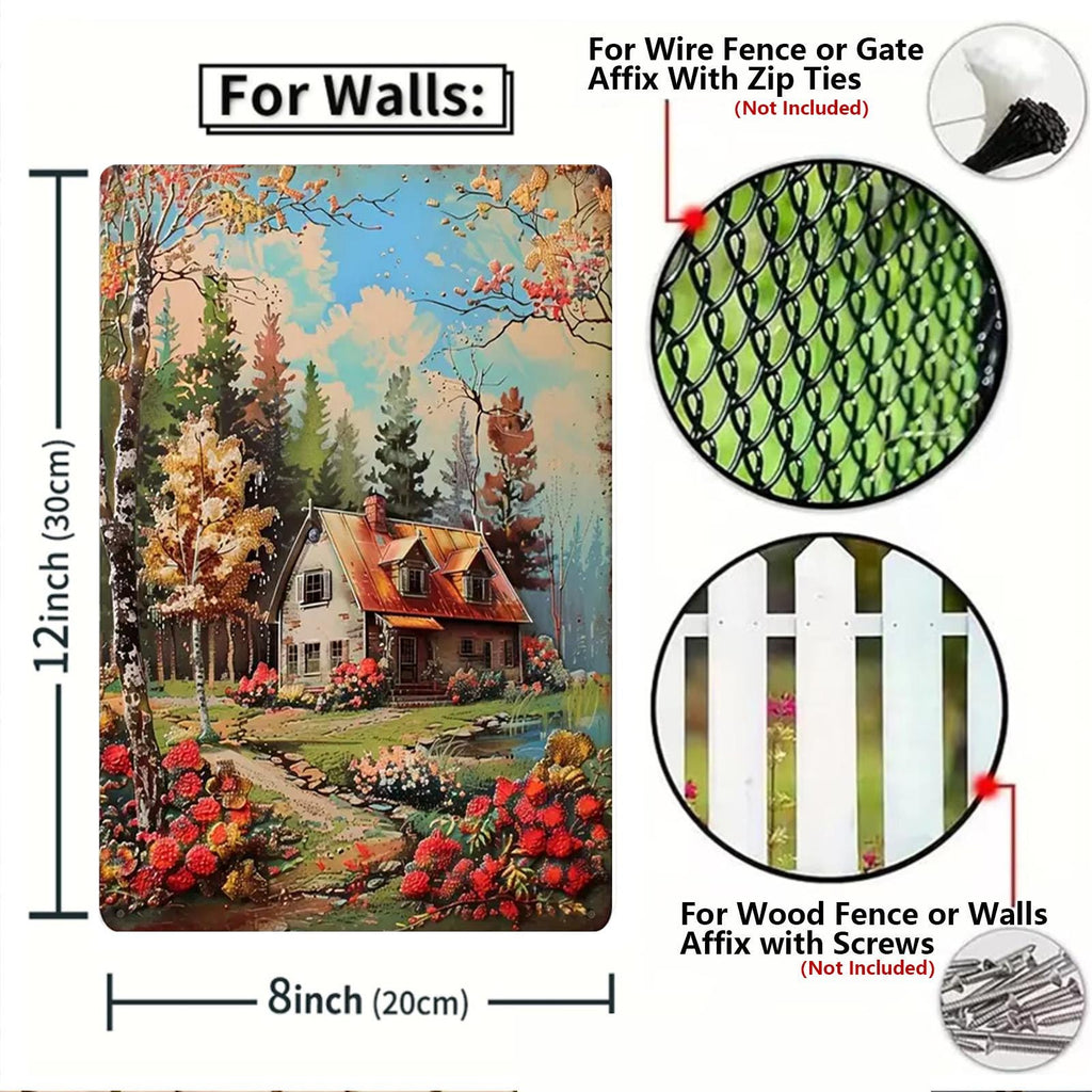 Funny Gardening Metal Sign: Rustic Plant Lover Decor