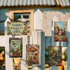 Plaque métallique amusante sur le thème du jardinage | Décoration rustique pour les amoureux des plantes
