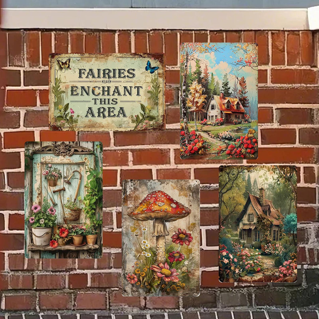 Funny Gardening Metal Sign: Rustic Plant Lover Decor