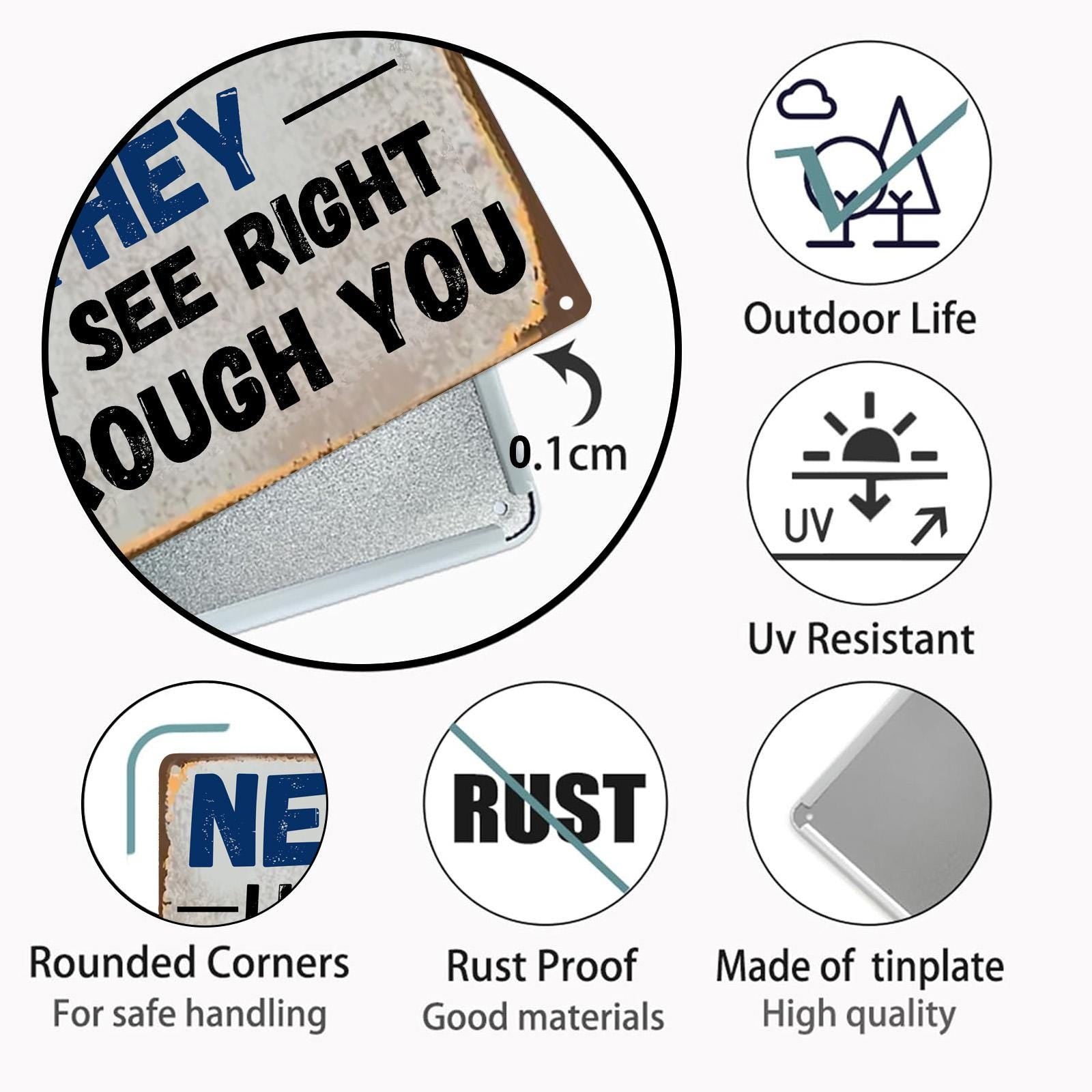 Funny Radiologist Metal Sign: Humor Medical Wall Decor, Doctor Gift