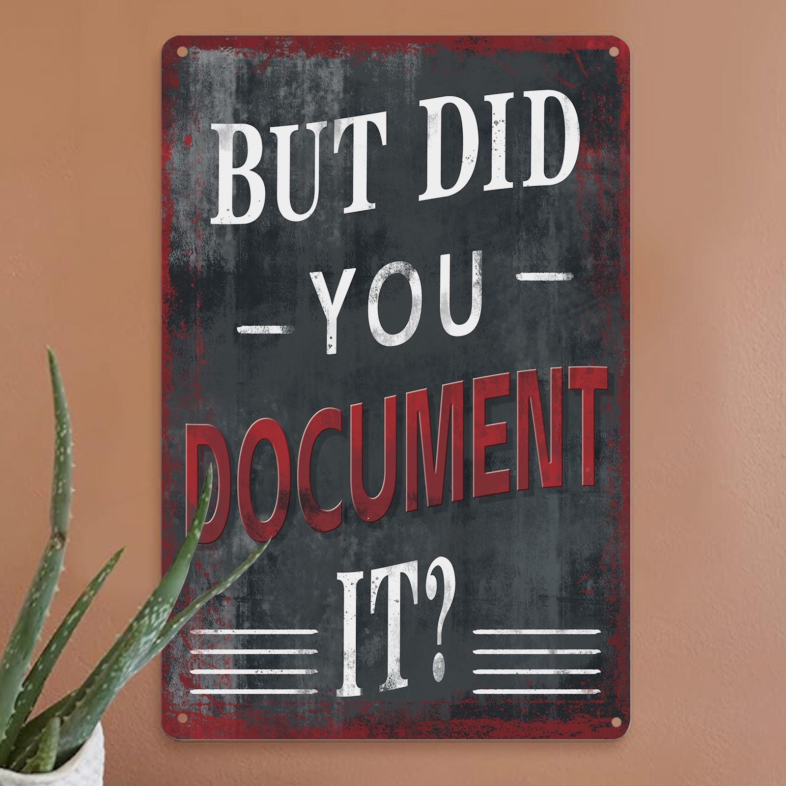 Retro Deer Hunting Metal Sign: Rustic Cabin Lodge Wall Decor