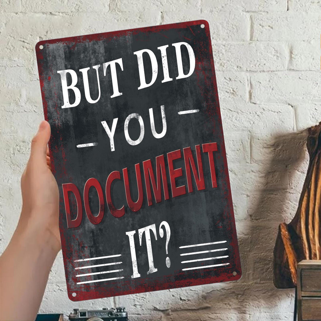 Retro Deer Hunting Metal Sign: Rustic Cabin Lodge Wall Decor