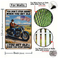 Vintage Motorrad Metallschild | Rustikale Garage Herrenzimmer Deko