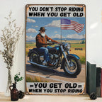Vintage Motorrad Metallschild | Rustikale Garage Herrenzimmer Deko