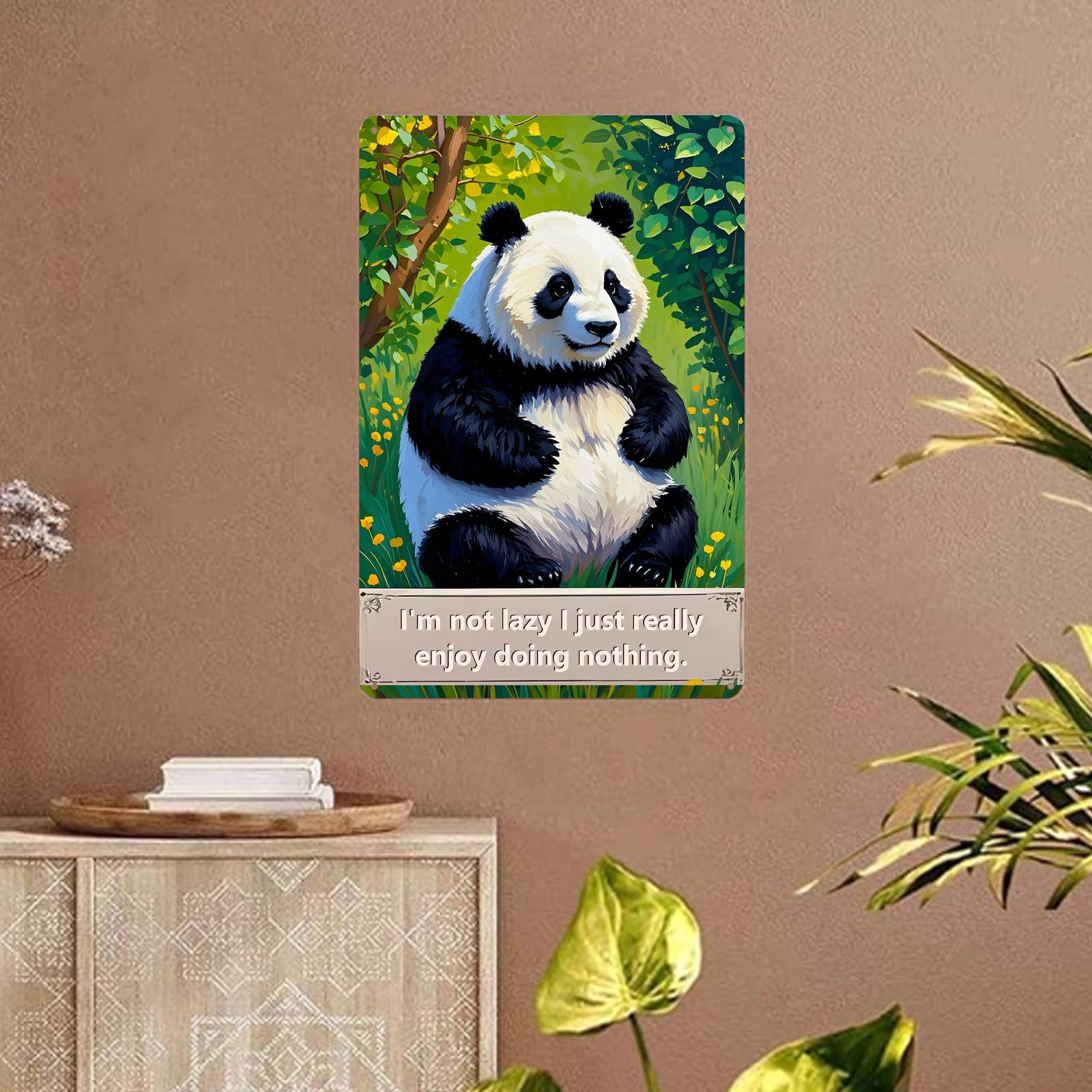 Funny Deer Hunting Metal Sign: Rustic Lodge Cabin Wall Decor