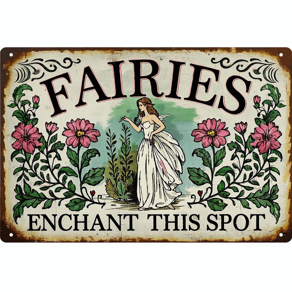 Rustic Deer Hunting Metal Sign: Cabin Lodge Wall Decor