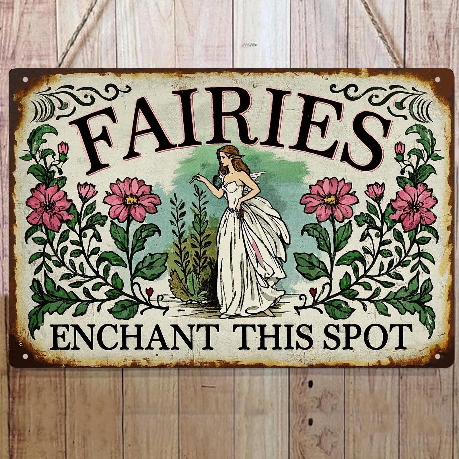 Rustic Deer Hunting Metal Sign: Cabin Lodge Wall Decor