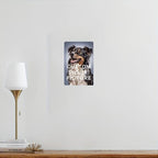 Panneau métallique personnalisé pour photo d'animal de compagnie | Décoration pour amoureux des chiens