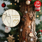 Metallschild Frohe Weihnachten Champagner-Toast | Rustikale runde Feiertags-Wanddekoration, Freunde H…