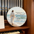 Metallschild „I Can Only Imagine“ Jesus Spaziergang | Inspirierende christliche Wanddekoration, Glaube…