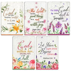 Blumen-Schriftzug Metallschild | Inspirierende Vintage Heimdekoration (20x30cm)