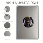 Warrior Armor Metal Tin Sign, Fantasy Game Room Decor