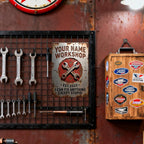 Enseigne Métal Atelier, Décoration Garage Personnalisée, Je Peux Tout Réparer Sauf La Stupidité Mécanicien…