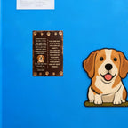 Panneau métallique "Citation Chien, Tu es ma santé mentale, mon bonheur, mon thérapeute, mon meilleur ami" - Style rustique pour amoureux des chiens…