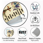 What You Think You Become Metal Sign, Law of Attraction Inspirational Quote Tree of Life Wall Art for Home Office Yoga Room