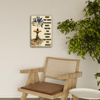 What You Think You Become Metal Sign, Law of Attraction Inspirational Quote Tree of Life Wall Art for Home Office Yoga Room