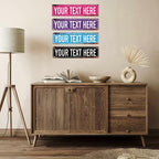 Personalisiertes Straßenschild, Wandkunst aus Metall mit Name und Wunschtext, Vintage-Blechschild-Deko…