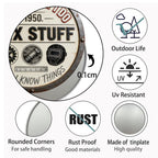Metallschild "Handwerker" aus den 1950ern mit Aufschrift "That's What I Do I Fix Stuff" und zu…
