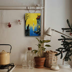 Enseigne en métal Chat Noir Coucher de Soleil au Bord de Mer, Décoration Murale de Maison de Campagne Côtière, Scène Océan Bateau à Voile…