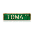 Toma Way Metallschild | Garten- & Terrassendeko